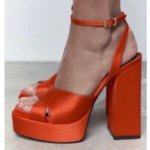Zara Orange heels